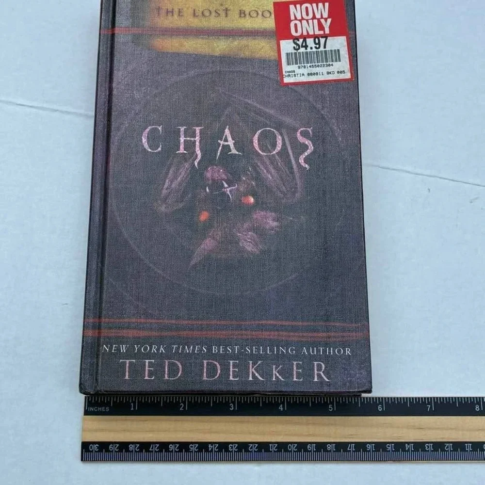Chaos Ted Dekker Book 4 The Lost Books Hardcover Christian Fantasy Fiction Novel